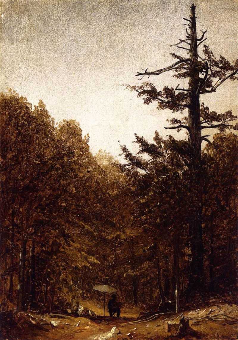 Sanford Robinson Gifford A Forest Road
